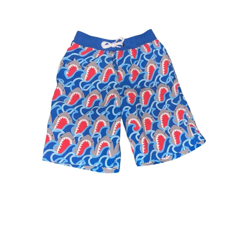 Hanna Andersson Shark Swim Trunks – Boys Size 6–7 / 120cm